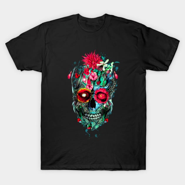 Sweet Toxic Skull T-Shirt by rizapeker